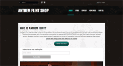 Desktop Screenshot of anthemflintshop.com