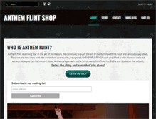 Tablet Screenshot of anthemflintshop.com